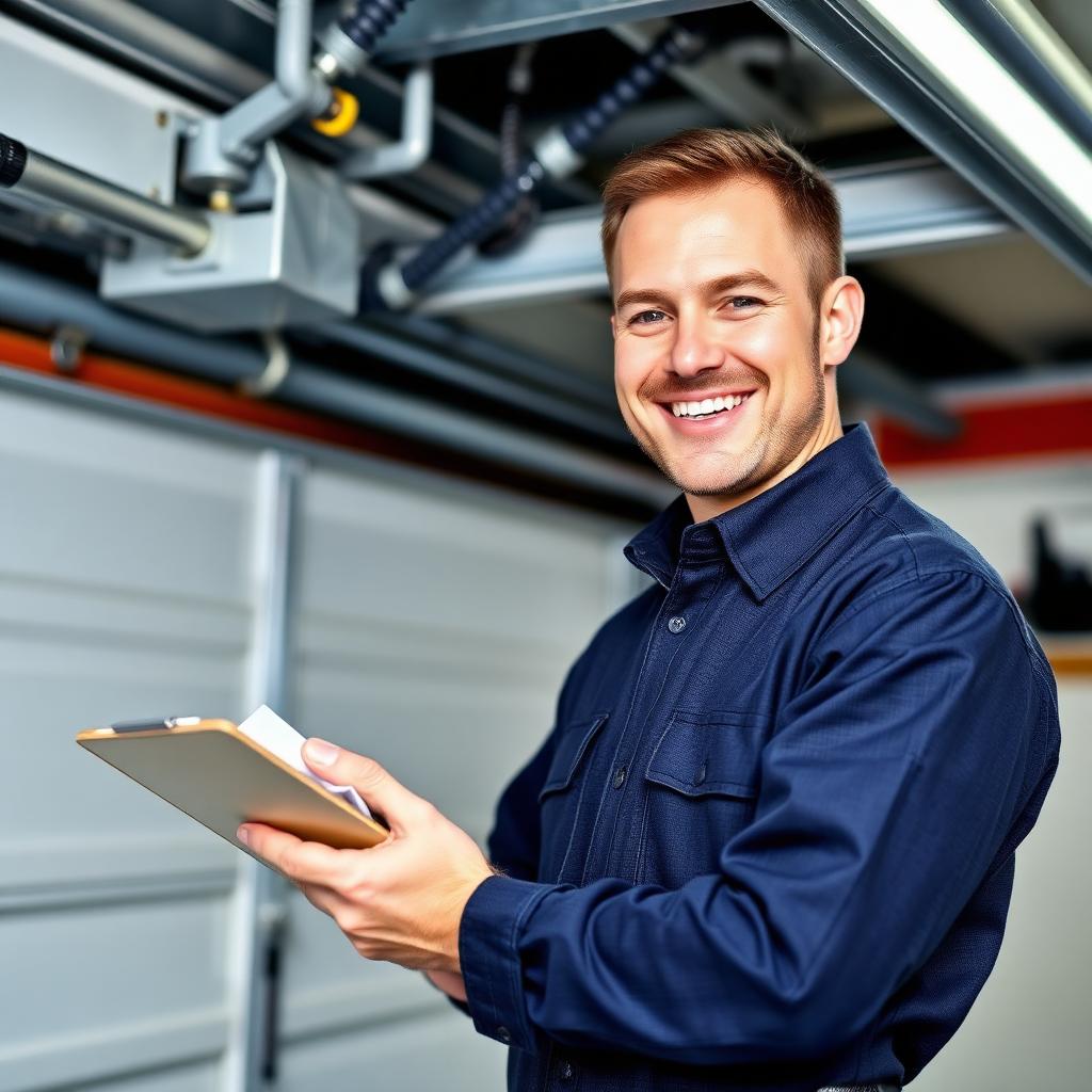 Professional garage door technician from Pepperell Garage Doors